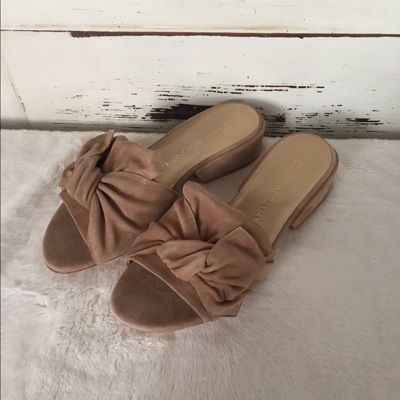 Stuart Weitzman Shoes - Stuart Weitzman Suede Tied Sandal
